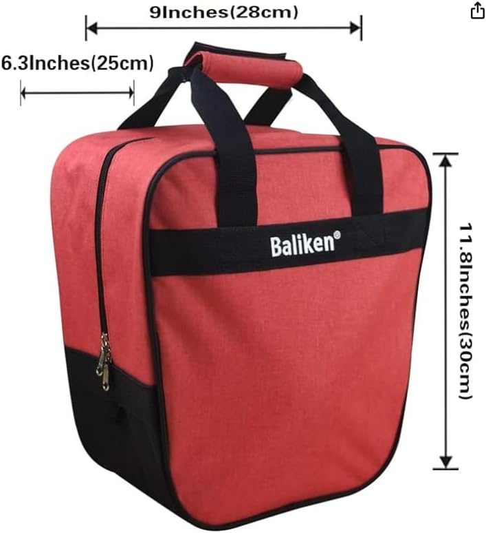 BALIKEN حقيبة توت للبولينغ مفردة، متينة، مدمجة وأنيقة - Image 1